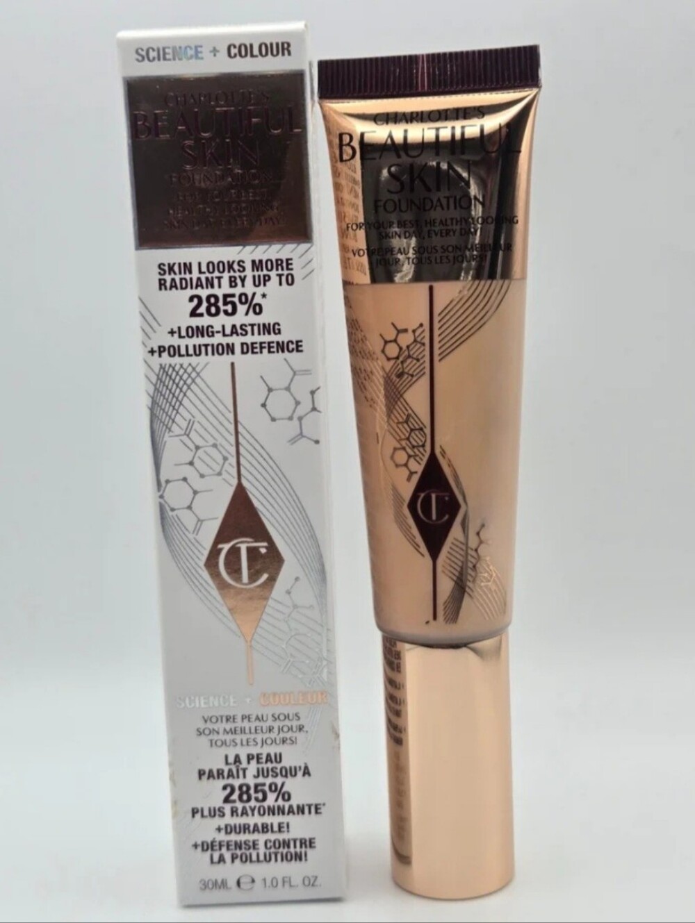 Charlotte Tilbury Beautiful Skin Foundation 2 Neutral 30 ml NIB
